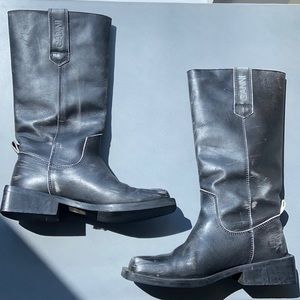 Ganni cowgirl boots